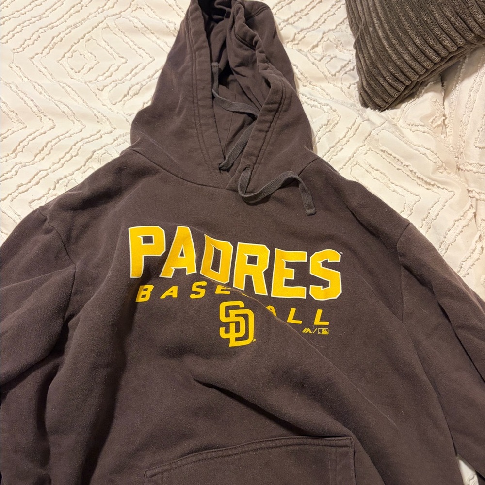 Padres Baseball Brown Hoodie